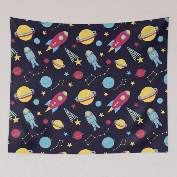 Item preview, Space pattern designed and sold by Catherine Elliott Art.