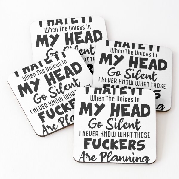 Item preview, I Hate It When The Voices In My Head Go Silent I designed and sold by Ivanc3.