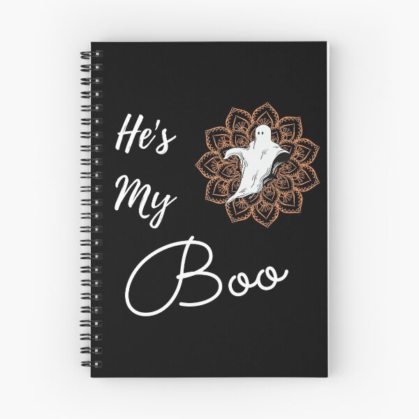 Item preview, He's My Boo Halloween Mandala designed and sold by CrazyMandala.