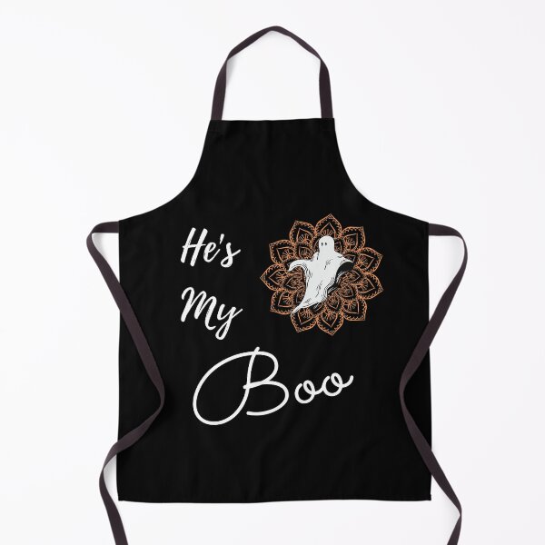 Item preview, He's My Boo Halloween Mandala designed and sold by CrazyMandala.