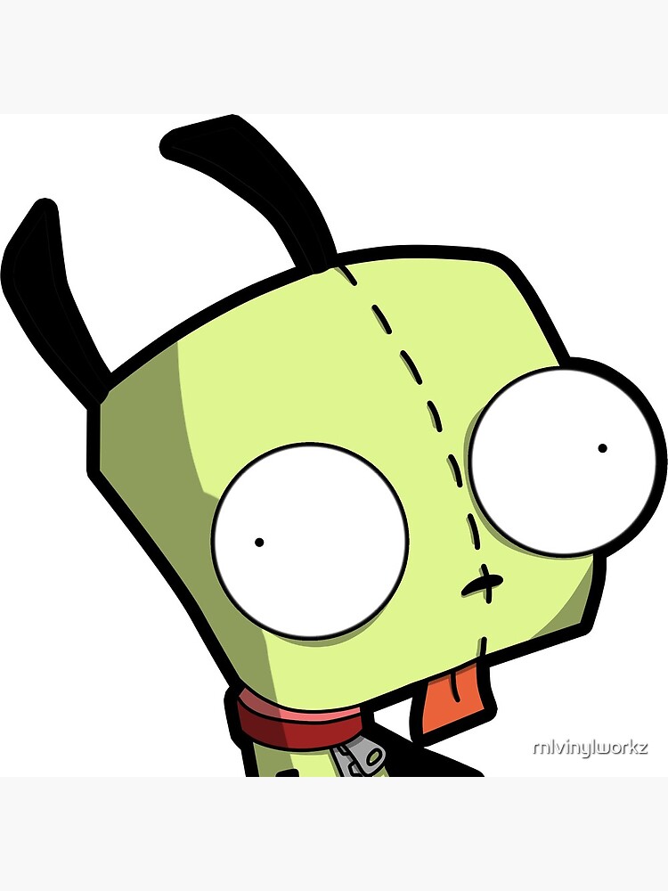 "Invader Zim | Dog Costume Gir | Peeker" Art Print for Sale by