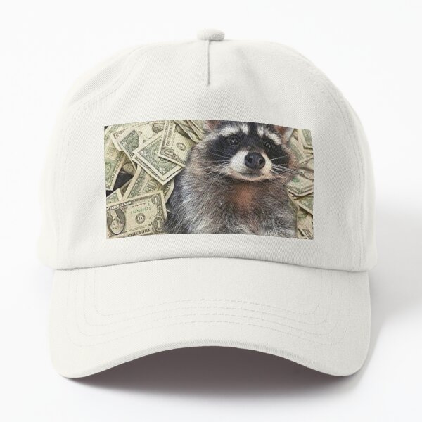 Filthy rich raccoon Dad Hat