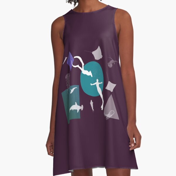 Item preview, Freediving Couple in Ocean designed and sold by Arkneer.
