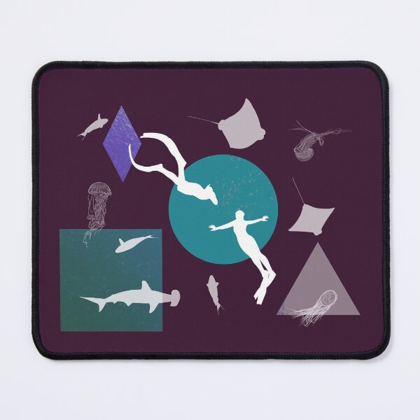 Item preview, Freediving Couple in Ocean designed and sold by Arkneer.
