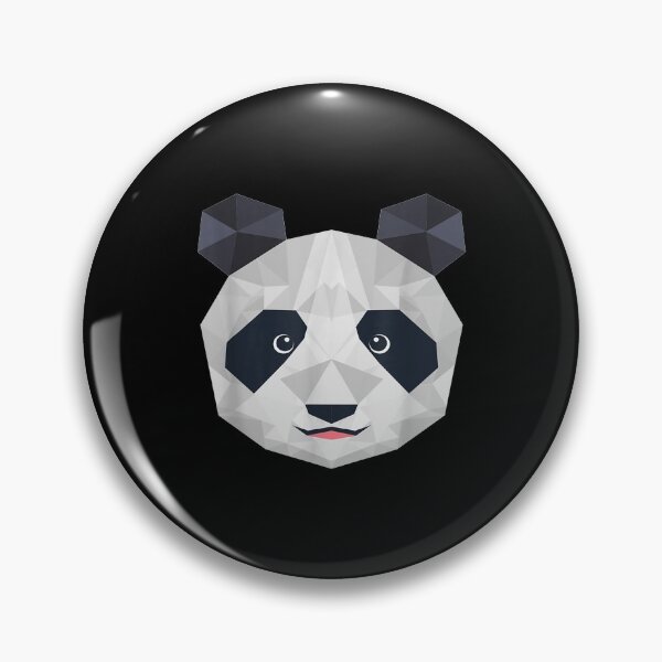 Item preview, Panda's Head Colorful Geometric Panda Lover designed and sold by maudean.