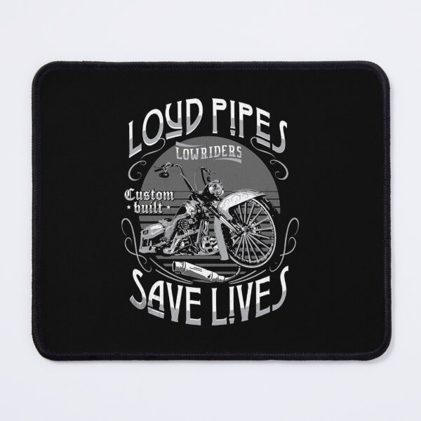 Item preview, Lowriders T-ShirtMotorcycle Loud Pipes Save Lives designed and sold by shopsonquan.