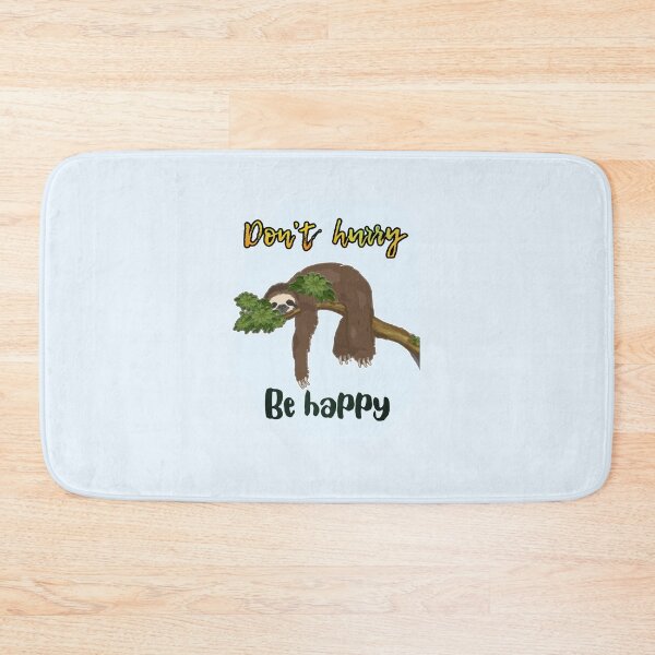 Item preview, Don’t hurry be happy | funny sloth quote designed and sold by NathBros.