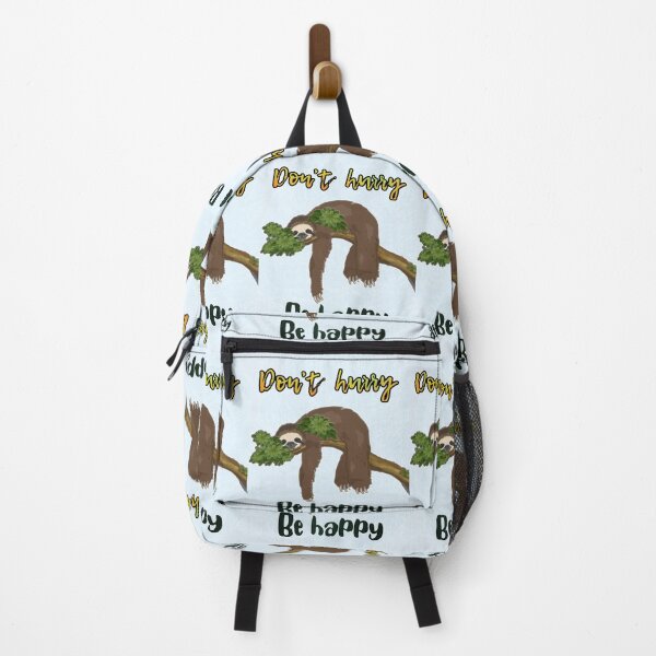 Item preview, Don’t hurry be happy | funny sloth quote designed and sold by NathBros.