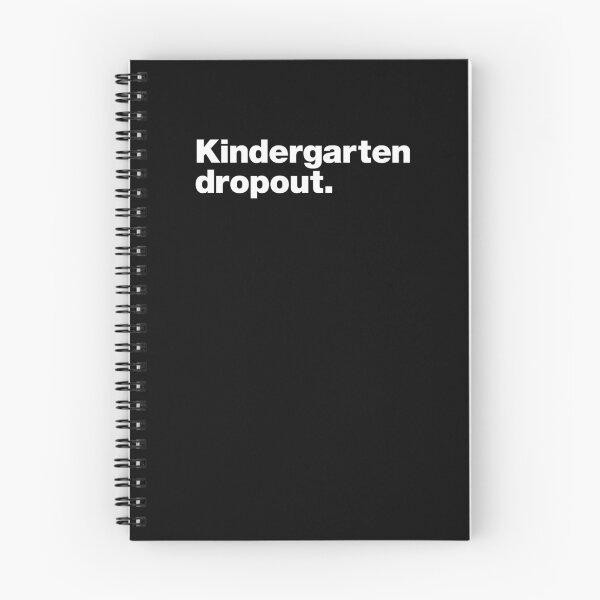 Item preview, Kindergarten dropout (white) designed and sold by dudethecreator.