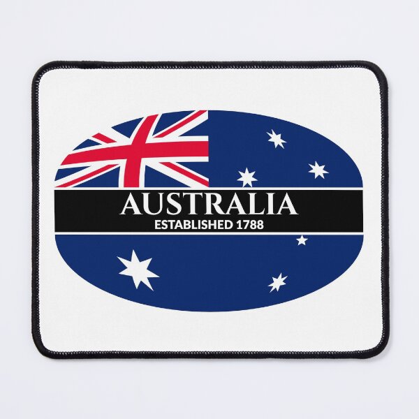 Item preview, Australia Established 1788 Australian Flag (Inverse Text) designed and sold by Worldesigns by Artsiren.