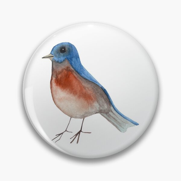 Item preview, Watercolor Garden Bird Painting designed and sold by Gardenia Watercolors.