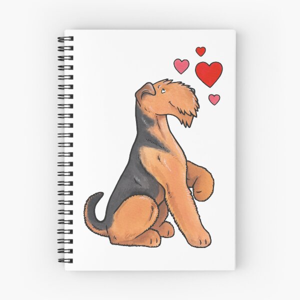 Item preview, Airedale Terrier Love designed and sold by animalartbyjess.