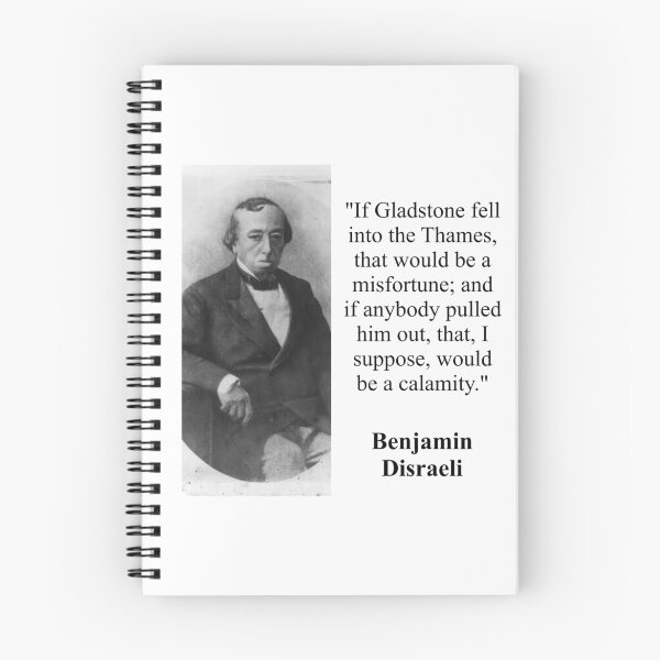 Item preview, If Gladstone Fell Into The Thames - Disraeli designed and sold by CrankyOldDude.