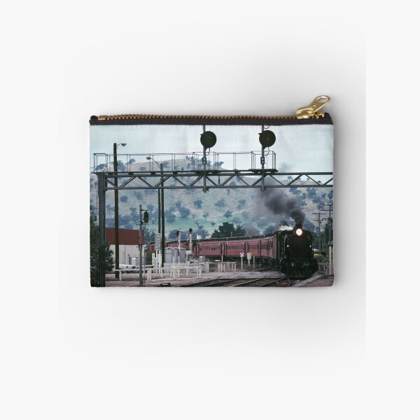 Item preview, Excursion train coming into Wodonga Railway station 19810300 0006 designed and sold by Fred Mitchell.