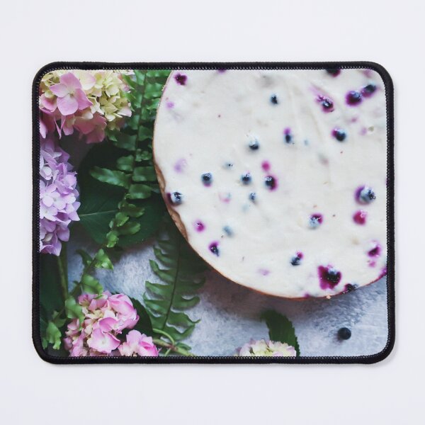 Item preview, Photo artwork: Hydrangea flowers, Painted background, Blueberry Cheesecake designed and sold by GrayCatGraphics.