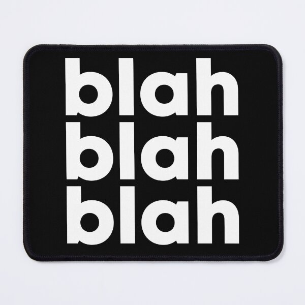 Item preview, Blah Blah Blah designed and sold by Any Color Designs.