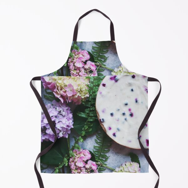 Item preview, Photo artwork: Hydrangea flowers, Painted background, Blueberry Cheesecake designed and sold by GrayCatGraphics.