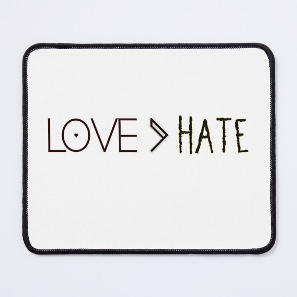 Item preview, Love Is Greater Than Hate - White Edition designed and sold by Udecide Store.