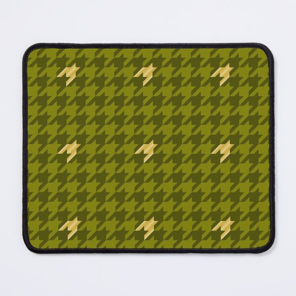 Item preview, Olive Houndstooth with Gold Accent designed and sold by Valerie Bennett.