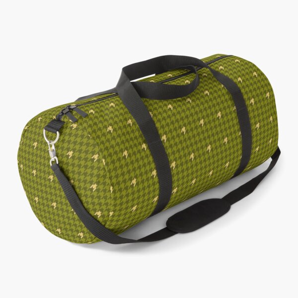 Item preview, Olive Houndstooth with Gold Accent designed and sold by Valerie Bennett.