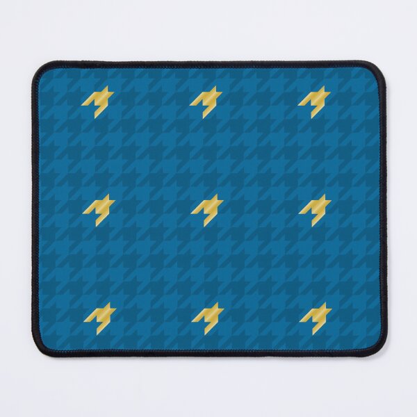 Item preview, Blue Houndstooth with Gold Accent designed and sold by Valerie Bennett.