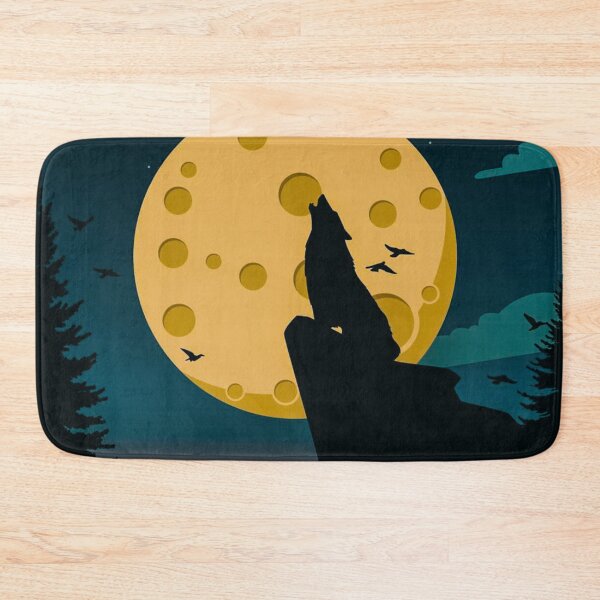 Item preview, Moon spacescape illustration  designed and sold by TheSkullArmy.