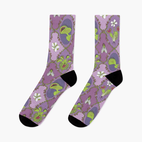 Item preview, Venus Flytrap Motif in Purple designed and sold by Tippitiwichet.