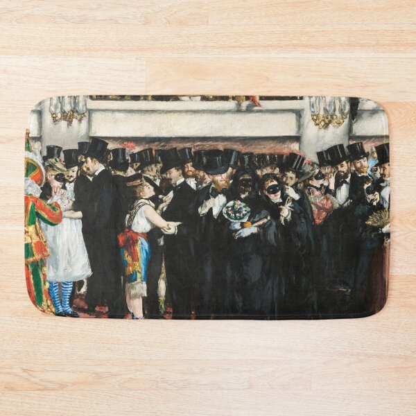 Item preview, Oil Painting Masked Ball at the Opera (1873) by Edouard Manet designed and sold by Designedbysm.