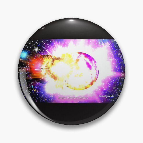 Item preview, COSMIC ART                         //         Rogue Planets colliding! designed and sold by Imagin8er.