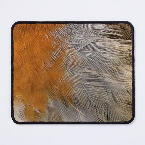 Item preview, Little Robin Redbreast 2 - feathers, plumage, close up. (From photograph of a live robin). designed and sold by JellyBeenzz.