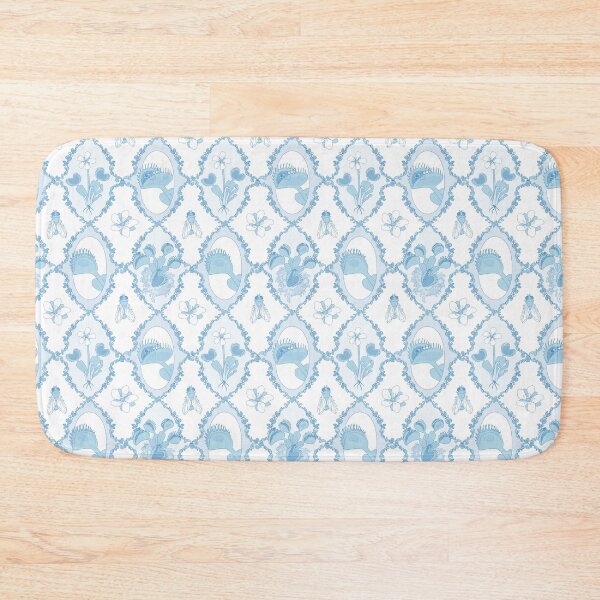 Item preview, Venus Flytrap Motif in China Blue designed and sold by Tippitiwichet.