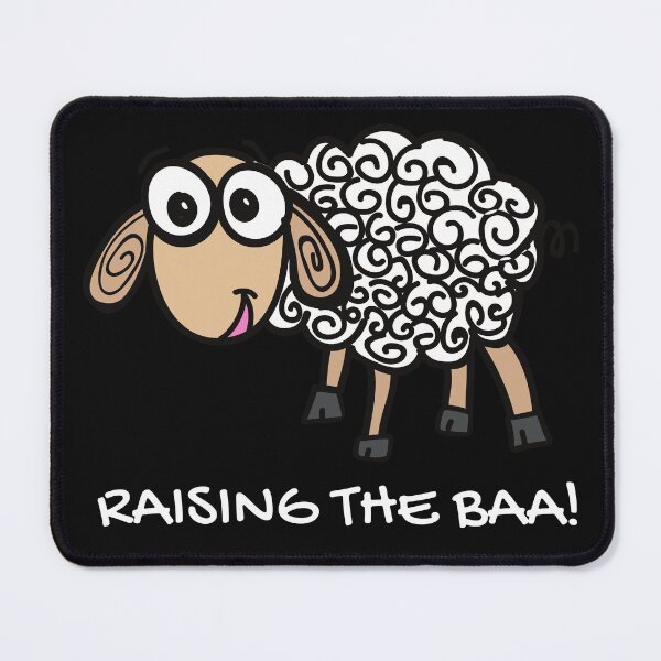Item preview, Raising the baa! Funny farm pun, sheep pun. designed and sold by JellyBeenzz.