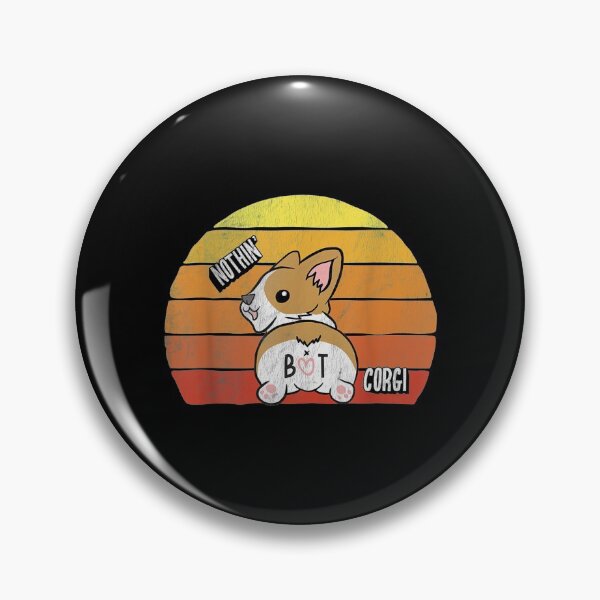 Artikelvorschau, Retro Corgi Butt Nichts als Corgi Dog Lover Vintage entworfen und verkauft von maudean.