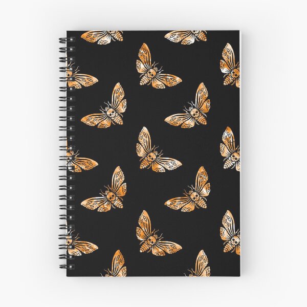 Item preview, Death's Head Moth Pattern for Halloween designed and sold by Pixelchicken.