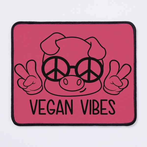 Item preview, Vegan Vibes Peace Pig designed and sold by CreativeBel.