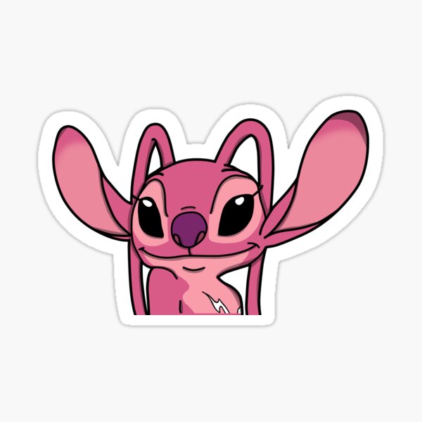 STICKER Stitch with pink concha – Me vale creations