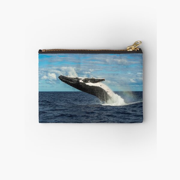 Item preview, Whale Breaching with Raindow designed and sold by humpbackwhales.