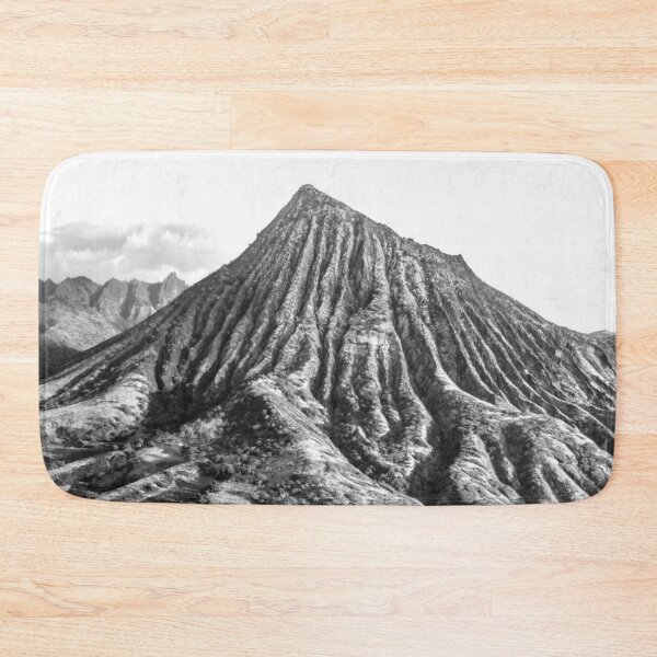 Item preview, Nature, Sea, Ocean, Land, Mountains, Forest, Sky view, Exotic, Tropical, Black and White designed and sold by Magic Love Art Print.