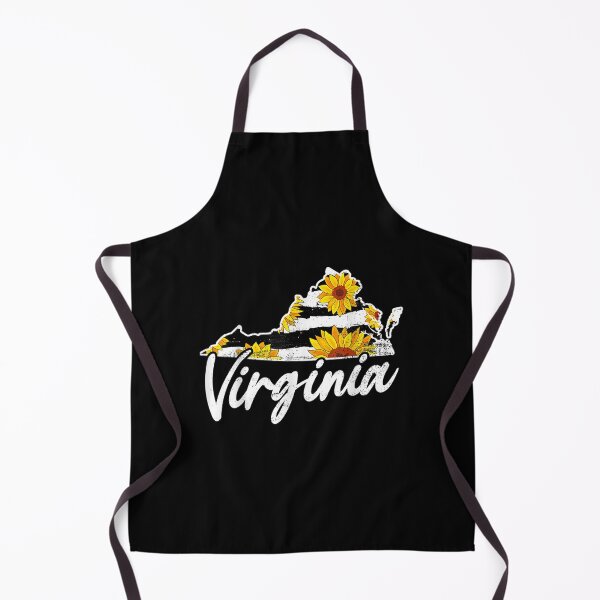 Item preview, Virginia Sunflower Leopard State Map designed and sold by maudean.