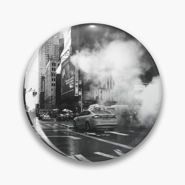Item preview, New York Streets, New York Taxi, Taxi, New York, Buildings, Black and White designed and sold by Magic Love Art Print.