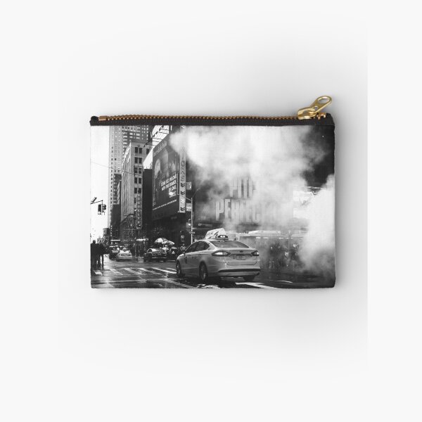 Item preview, New York Streets, New York Taxi, Taxi, New York, Buildings, Black and White designed and sold by Magic Love Art Print.
