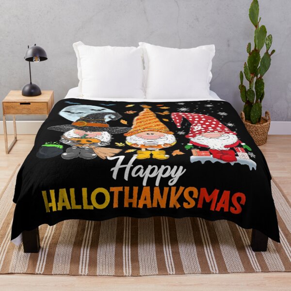 Item preview, Happy hallothanksmas gnomes, gnome lovers, Halloween gnomes, thanksgiving gnomes, Christmas gnomes- Hallothanksmas designed and sold by Designs Of all kinds.