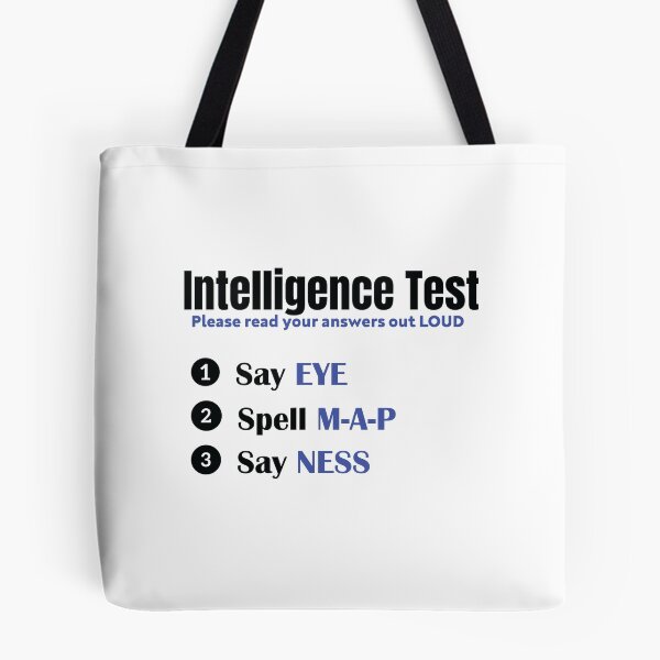 Item preview, Intelligence Test Say Eye M A P Ness, Funny Dad joke T-shirt, Dad Gift, Dad Shirt, Dad Gift, Intelligence test shirt, Father Day gift, Father T Shirt designed and sold by MadS Store.