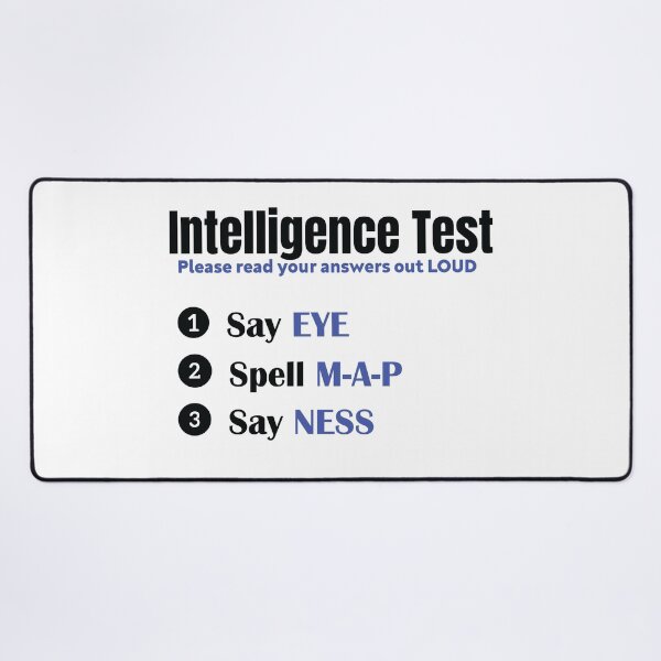 Item preview, Intelligence Test Say Eye M A P Ness, Funny Dad joke T-shirt, Dad Gift, Dad Shirt, Dad Gift, Intelligence test shirt, Father Day gift, Father T Shirt designed and sold by MadS Store.