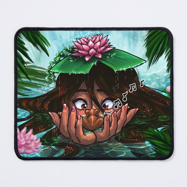 Taino Girl with Her Coqui Mouse Pad