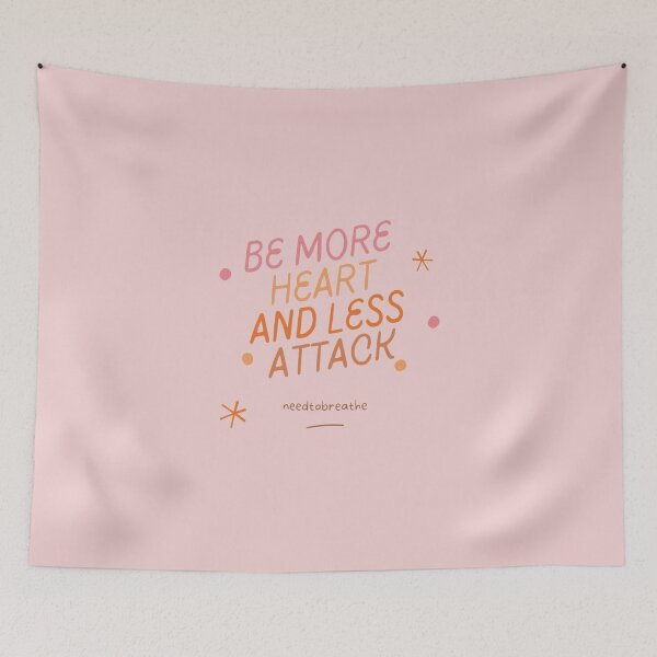 Item preview, More heart less attack needtobreathe lyrics designed and sold by poxy-wi.