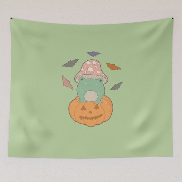 Item preview, Cute Halloween Cottagecore Frog  designed and sold by GrimButterfly.