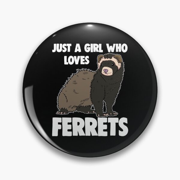 Item preview, Just A Girl Who Loves Ferrets designed and sold by Bendthetrend.