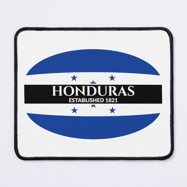 Item preview, Honduras Established 1821 Flag (White Text) designed and sold by Worldesigns by Artsiren.