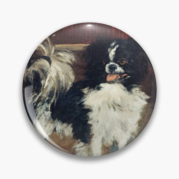 Item preview, Oil Painting Tama, the Japanese Dog (c.1875) by Edouard Manet designed and sold by Designedbysm.